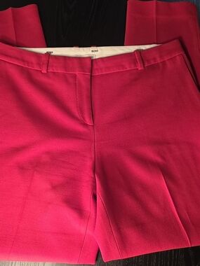 BOSS Women's Red Tailored Pants